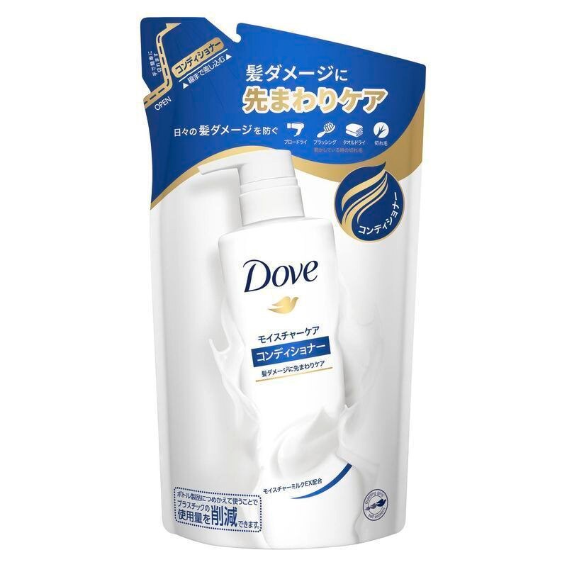 ユニリーバ　ダヴ　モイスチャーケア　コンディショナー　詰め替え　350G　コンディショナー【1月7日までの期間特売】