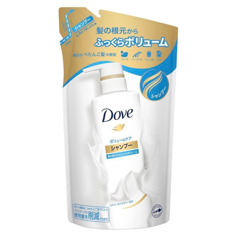 ユニリーバ　ダヴ　ボリュームケア　シャンプー　詰め替え　350G　シャンプー【1月7日までの期間特売】