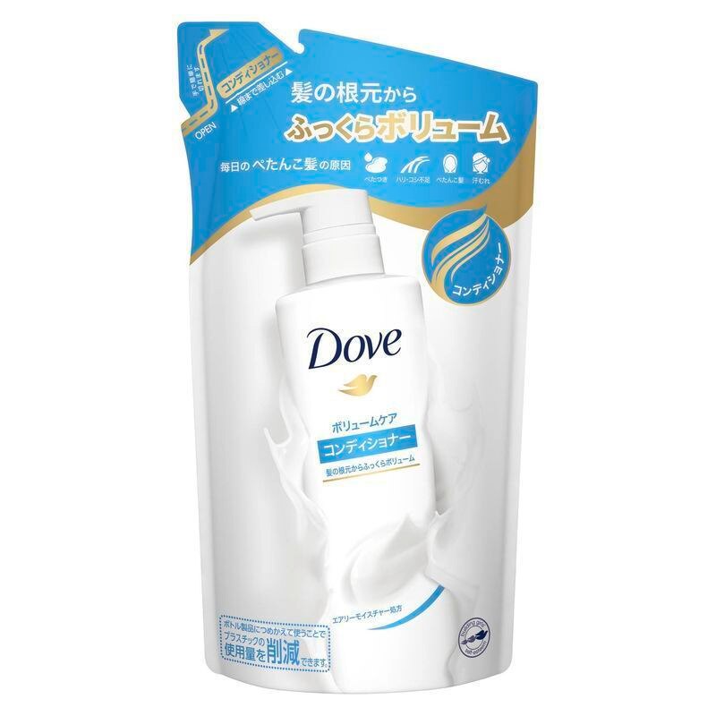 ユニリーバ　ダヴ　ボリュームケア　コンディショナー　詰め替え　350G　コンディショナー【1月7日までの期間特売】