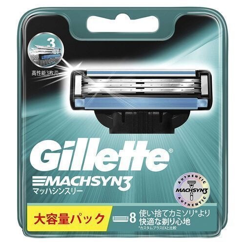 P&Gジャパン　ジレット　マッハシンスリー　替刃　8個　男性用カミソリ