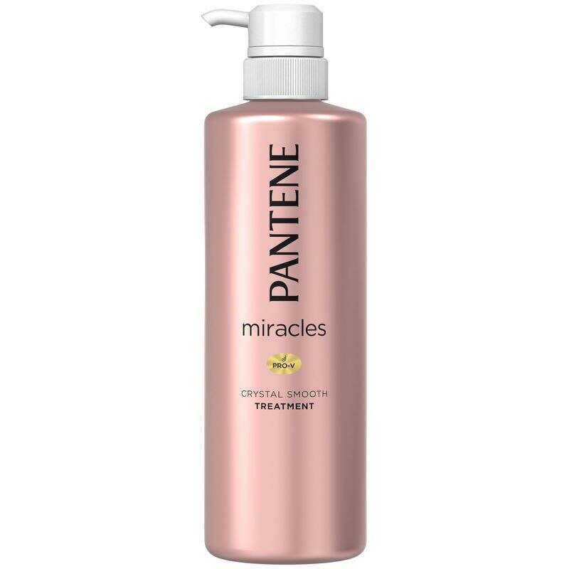 P&G　パンテーン　ミラクルズ　クリスタルスムース　トリートメント　本体　500G　ヘアコンディショナー