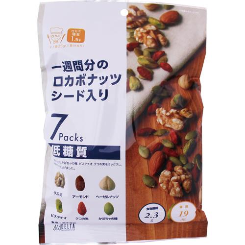 デルタインターナショナル　ロカボナッツシード入り×7袋(175G)