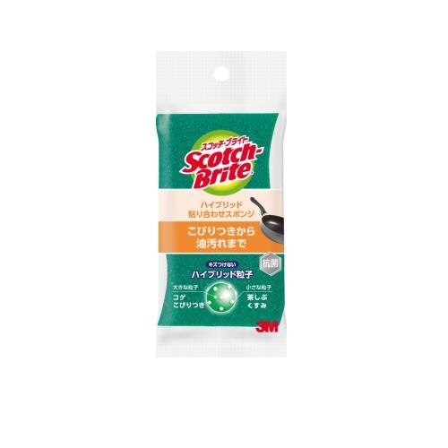 スリーエムジャパン　スコッチ・ブライト　ハイブリッド貼り合わせスポンジグリーン　HB-21KG-H