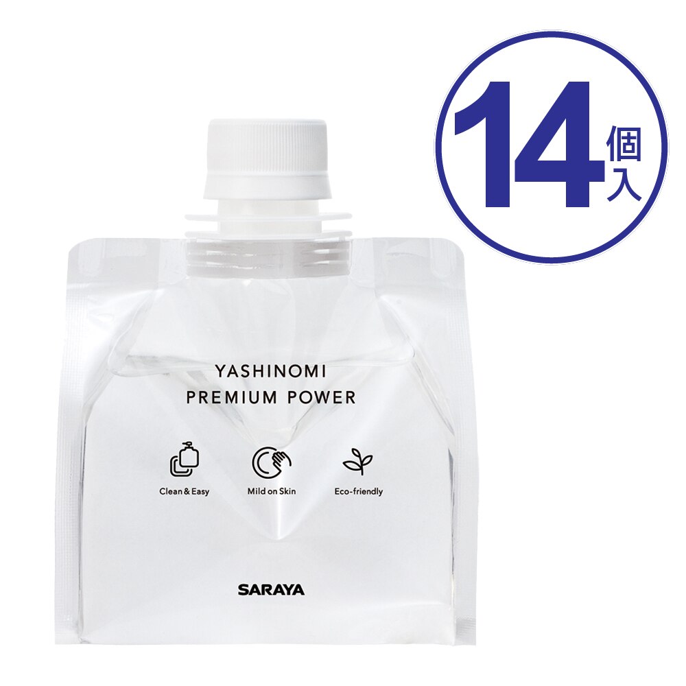 東京サラヤ ヤシノミ洗剤 プレミアムパワー 付け替え 240ML 食器用洗剤 【14個セット】 | ウエルシアドットコム