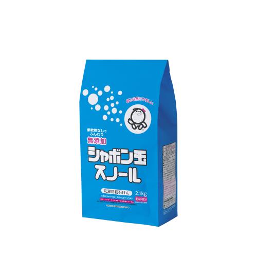 シャボン玉石けん　粉石けんスノール紙袋　2100G　粉末洗濯石鹸