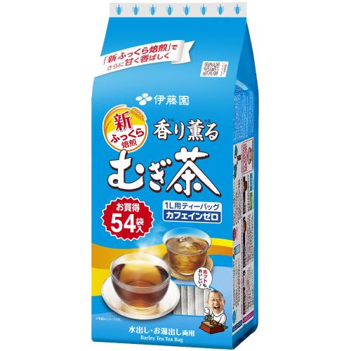 伊藤園　香り薫るむぎ茶　1L用ティーバッグ　54袋入×5個セット