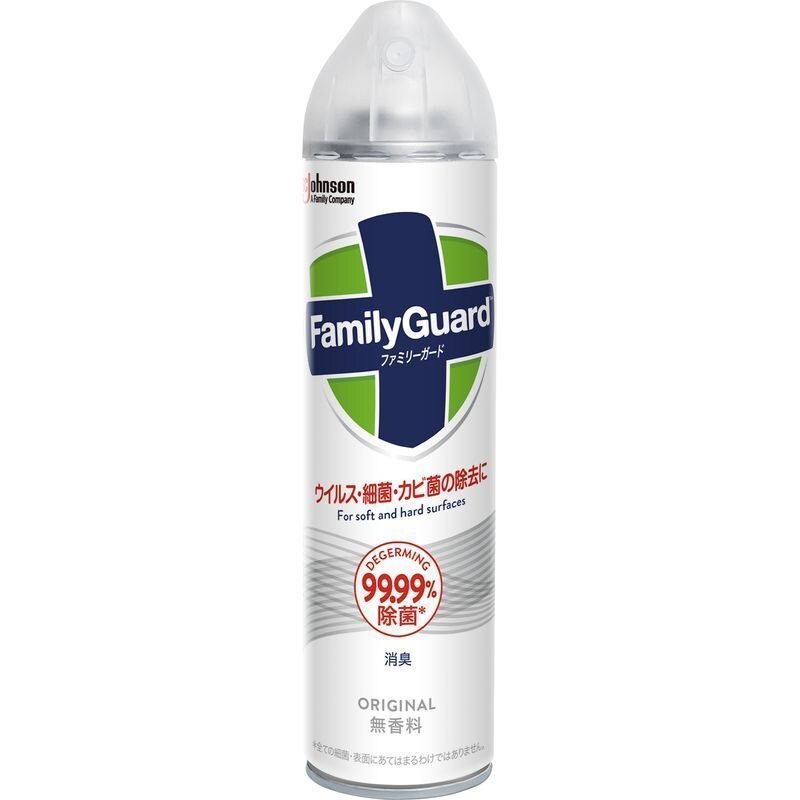 ジョンソン　ファミリーガード　無香料　300ML　除菌スプレー【ボーナスTポイントとして30ポイント】