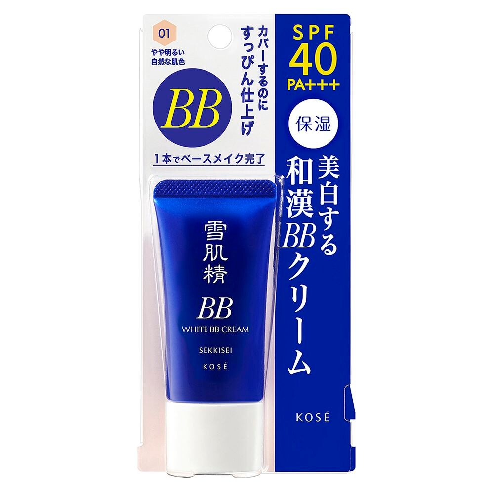 コーセー 雪肌精 ホワイト BBクリーム 01 やや明るい自然な肌色 30g