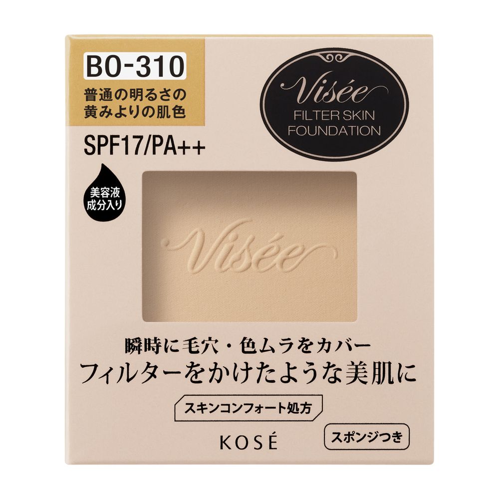 コーセー ヴィセ リシェ フィルタースキン ファンデーション BO-310 普通の明るさの黄みよりの肌色 10g