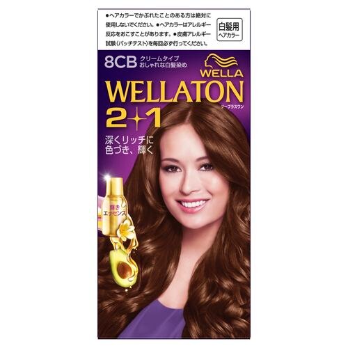HFCプレステージJ　ウエラトーン2+1　クリームタイプ　8CB　女性用白髪染め
