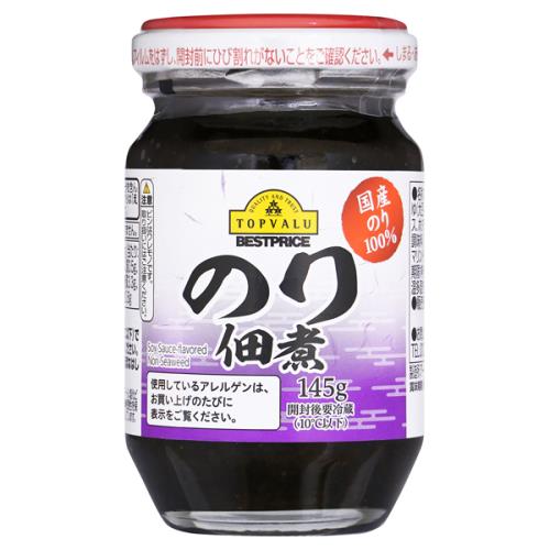 トップバリュ　ベストプライス　のり佃煮　145G×12個セット