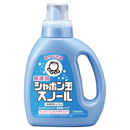 シャボン玉販売　シャボン玉石けん　シャボン玉スノール　本体　1000ML　液体洗濯洗剤
