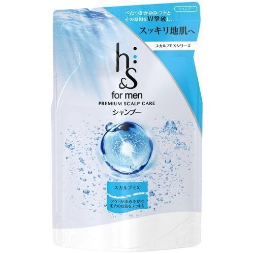 P&G　h&s for men　スカルプEXシャンプー　詰替　300ML