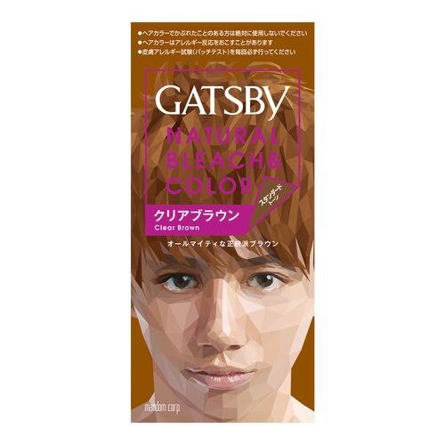 マンダム ギャツビー Gbnブリーチカラー クリアブラウン 男性染毛剤 黒髪用 ウエルシアドットコム