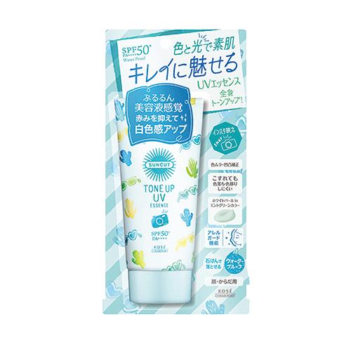コーセーコスメポート　サンカット　トーンアップUVエッセンスミントグリーン　80G　日焼け止め
