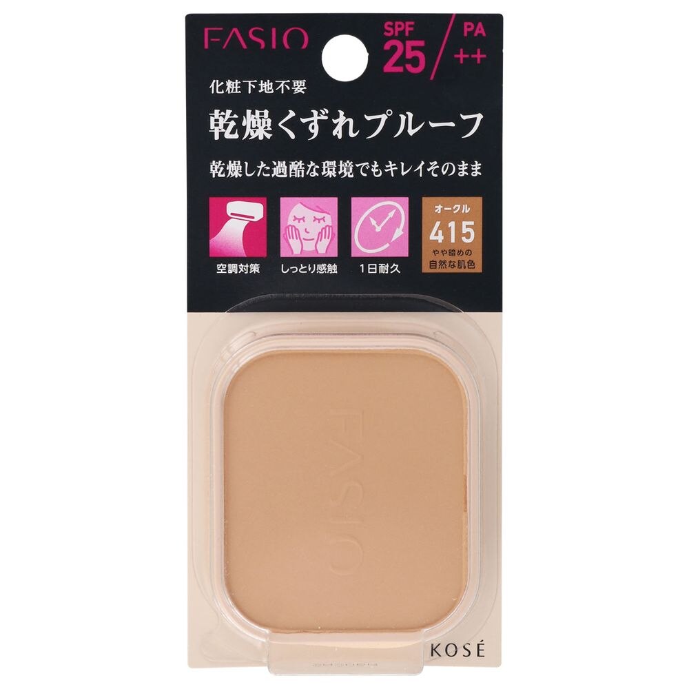 コーセー ファシオ パワフルステイ モイスト ファンデーション (レフィル) 415 オークル 10g