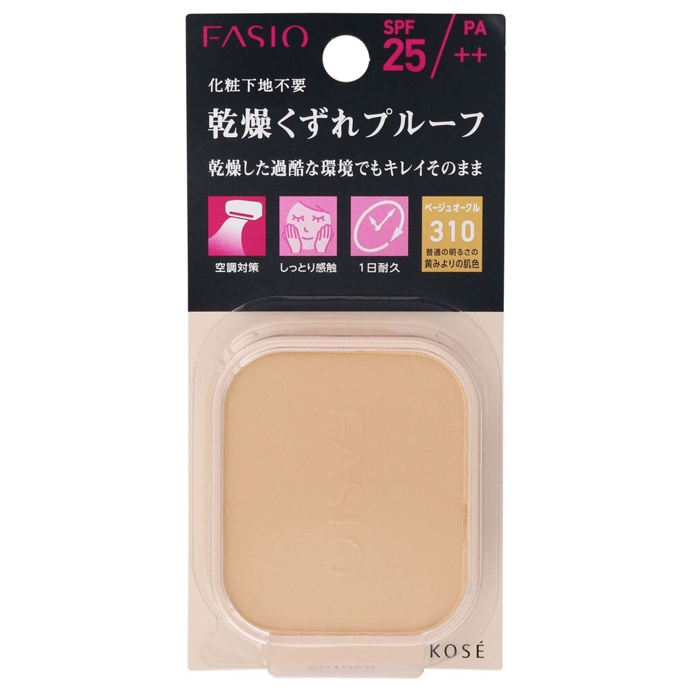 コーセー ファシオ パワフルステイ モイスト ファンデーション (レフィル) 310 ベージュオークル 10g
