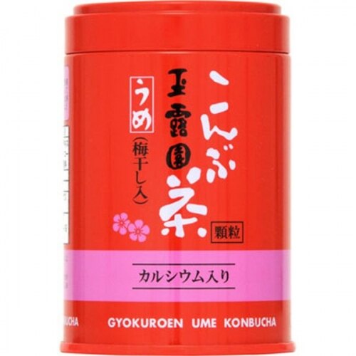玉露園 梅こんぶ茶 缶 40GX5個セット