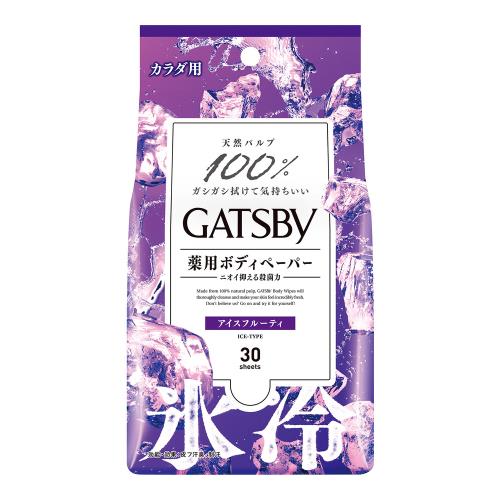 マンダム　GBアイスボディペーパー　Iフルーティ徳用　30枚　男性ボディケア