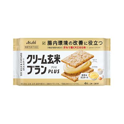 アサヒグループ食品 クリーム玄米ブランプラス 豆乳 カスタード 72g ウエルシアドットコム