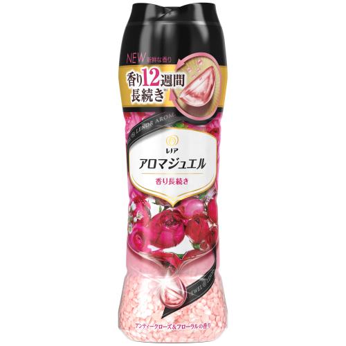 P Gジャパン レノアハピネス アロマジュエル アンティークローズ フローラルの香り 本体 470ml 香り付け専用ビーズ ウエルシアドットコム