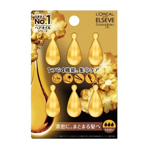 日本ロレアル　エルセーヴ　EXオイル　EXリッチ　ドロップレット　6個　ヘアオイル