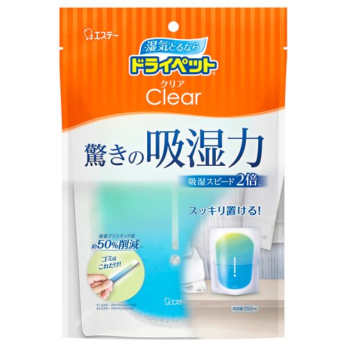 エステー　ドライペット　クリア　350ML　タンクタイプ除湿剤
