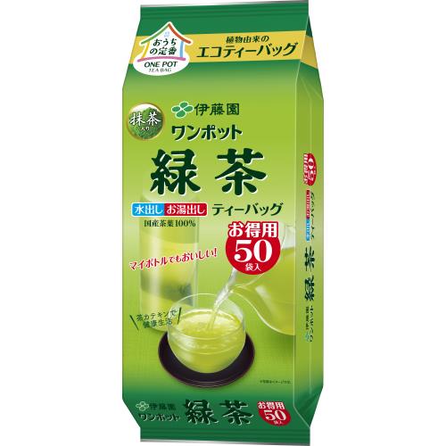 伊藤園　エコティーバッグ　ワンポット緑茶　お得用　50袋入×5個セット