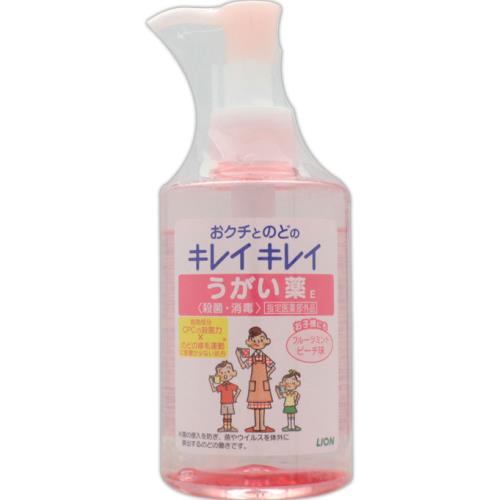 【指定医薬部外品】ライオン キレイキレイ うがい薬 フルーツミントピーチ味 200ML うがい薬