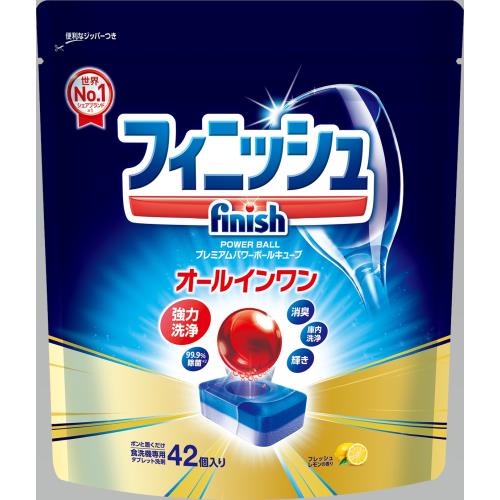 レキットベンキーザー　フィニッシュ　オールインワンプレミアムパワーボールキューブM　42個　自動食器洗い機用洗剤