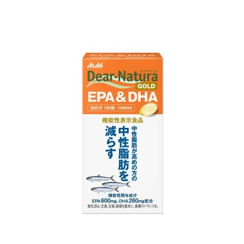 アサヒグループ食品　ディアナチュラゴールド　EPA&DHA　180粒　30日分　サプリメント