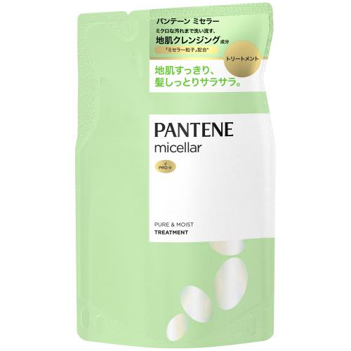 P&G　パンテーンミセラー　トリートメント　ピュア&モイスト　詰め替え　350G　トリートメント