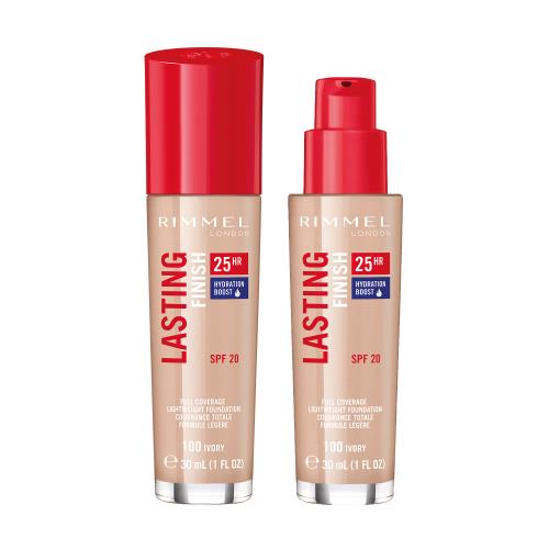リンメル　ラスティングフィニッシュファンデーション100　アイボリー　30ML　ファンデーション