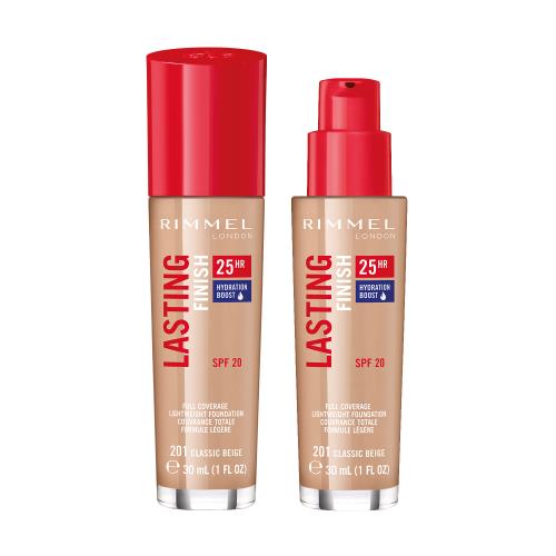 リンメル　ラスティングフィニッシュファンデーション201　クラシックベージュ　30ML　ファンデーション