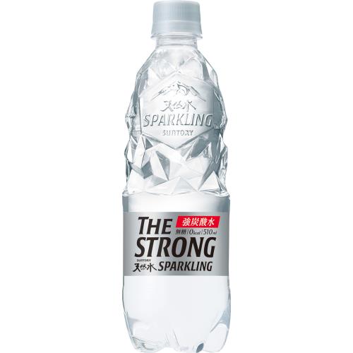 サントリー　天然水スパークリング　強炭酸　510ML　×24個セット