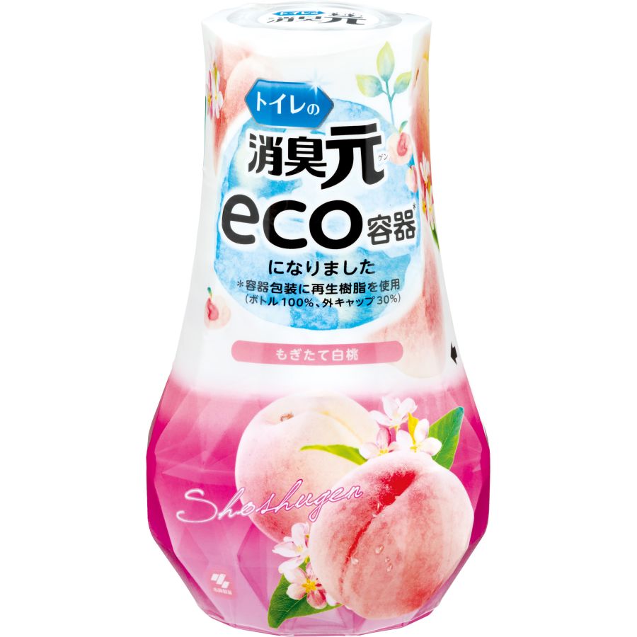 小林製薬　トイレの消臭元　もぎたて白桃　400ML　トイレ用芳香・消臭剤