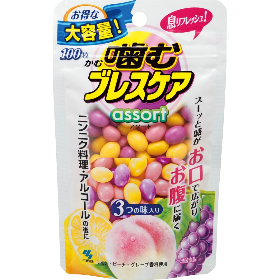 小林製薬 噛むブレスケア パウチ アソート 100粒