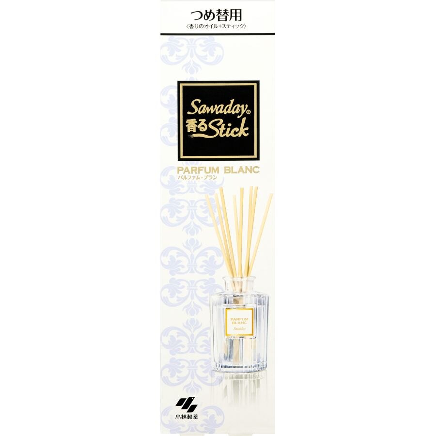 小林製薬 Sawaday (サワデー) 香るStickパルファム ブラン 付け替え 70ML 部屋用芳香・消臭剤