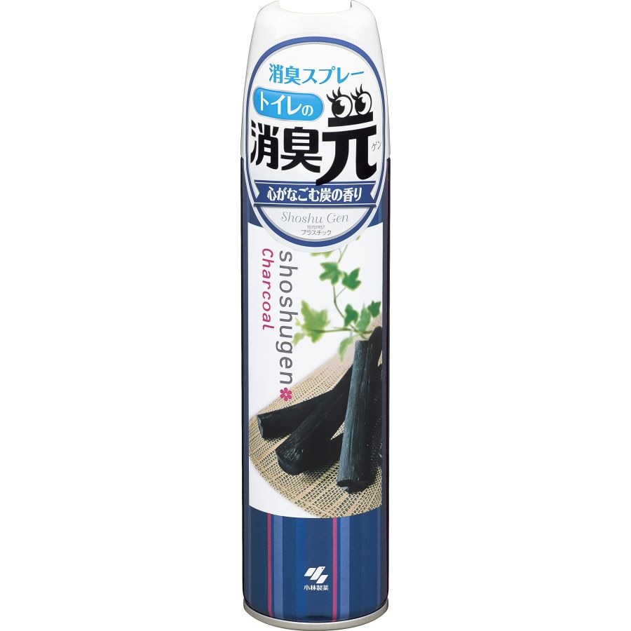 小林製薬　消臭元　トイレ用　消臭スプレー　心がなごむ炭の香り　280ML