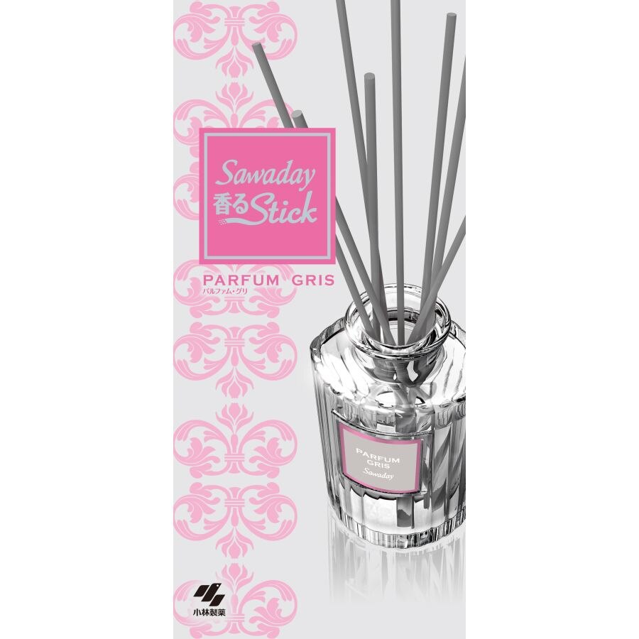 小林製薬 Sawaday (サワデー) 香るStickパルファム グリ 本体 70ML 部屋用芳香・消臭剤【ボーナスTポイントとして30ポイント】【4月30日までの期間特売】