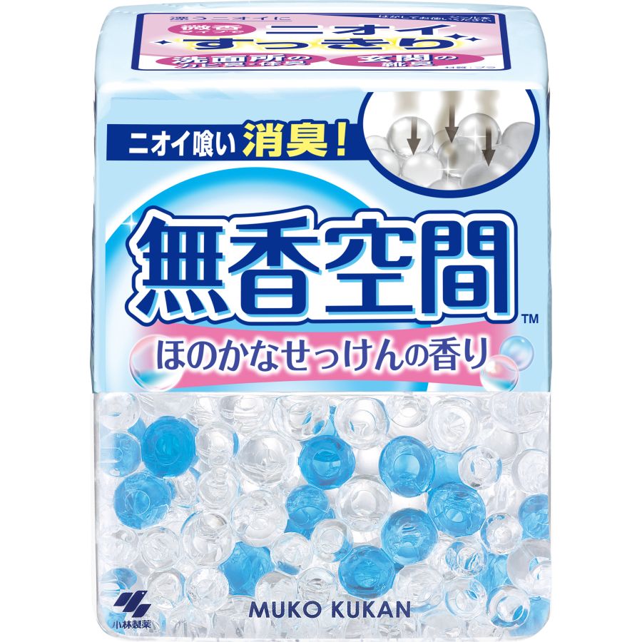 小林製薬　無香空間　ほのかなせっけんの香り　本体　315G　消臭・芳香剤