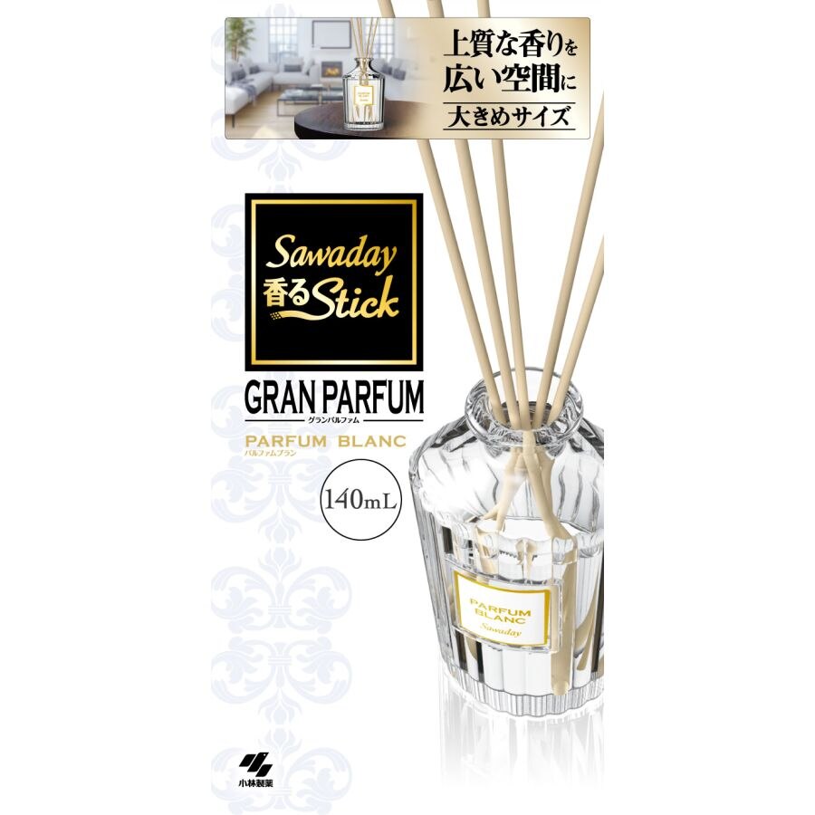 小林製薬　Sawaday　香るStickグランパルファムブラン　70ML　部屋用芳香・消臭剤