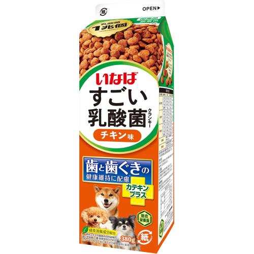 いなば　CIAOすごい乳酸菌クランキー牛乳パック　チキン味　380G