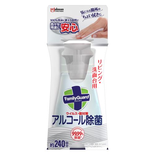 ジョンソン　ファミリーガード　アルコール除菌リビング・洗面台用本体　300ML