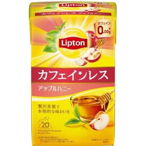 キーコーヒー　リプトン　カフェインレスティーアップルハニー　20バッグ×6個セット