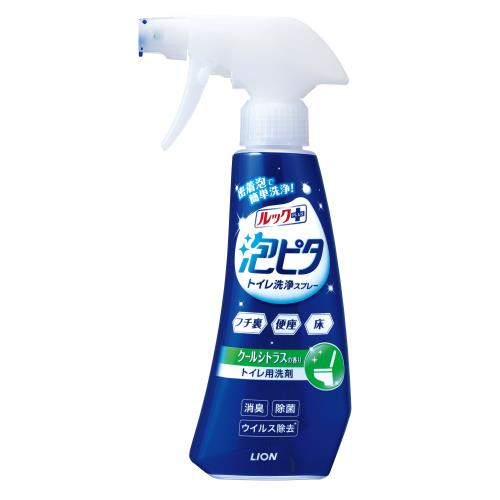 ライオン　ルックプラス　泡ピタ　トイレ洗浄スプレー　クールシトラス　本体　300ML【ボーナスTポイント40ポイント】