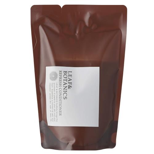 松山油脂　LEAF&BOTANICS　リフレッシュコンディショナー　詰替用　370ML