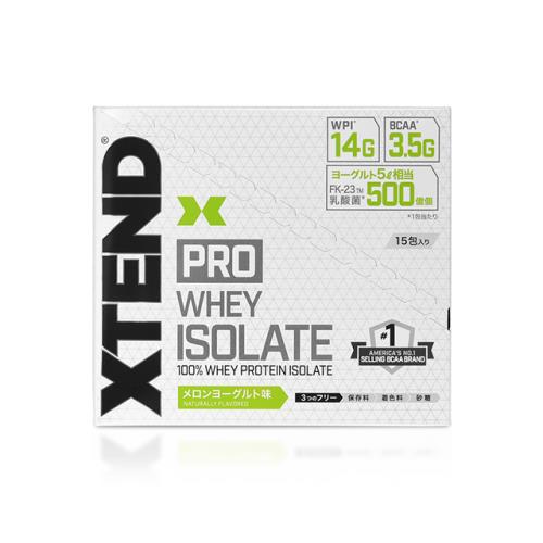 XTEND　エクステンド　プロ　ホエイ　アイソレート　メロンヨーグルト味　15包
