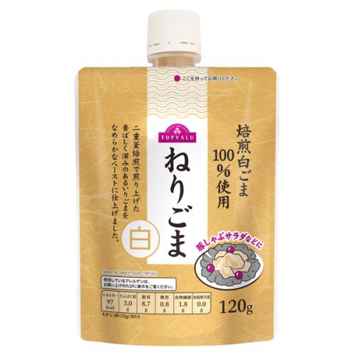 トップバリュ　ねりごま白パウチ　120G×8個セット