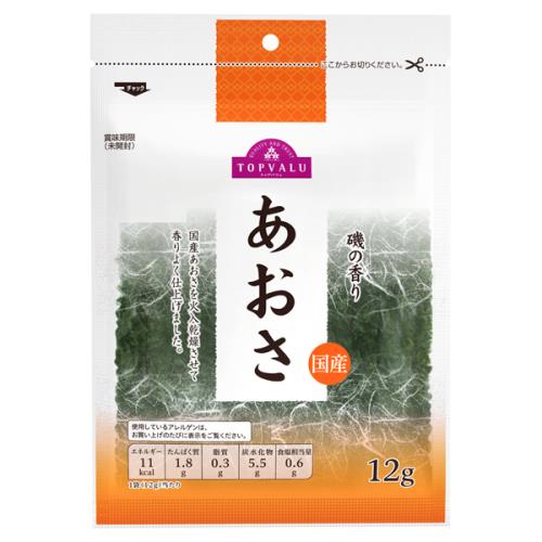 トップバリュ　あおさ(国産)　12G×10個セット